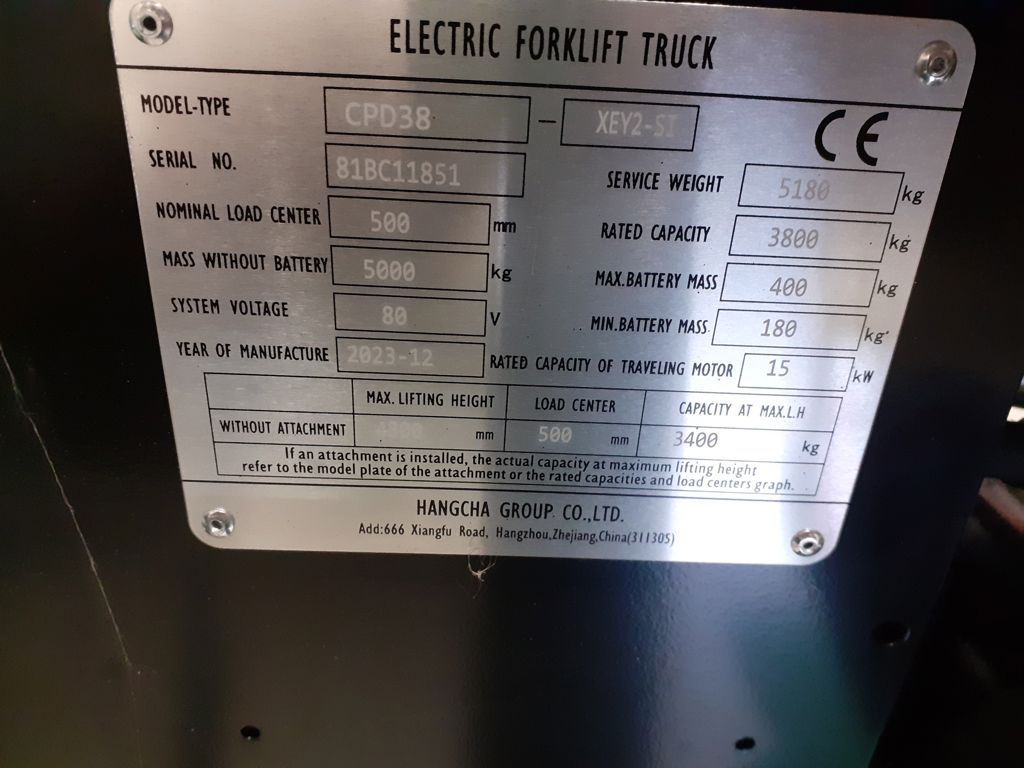 Hangcha CPD38-XEY2-SI