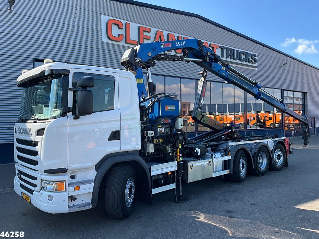 Scania G 410 Euro 6 Hiab 21 Tonmeter laadkraan