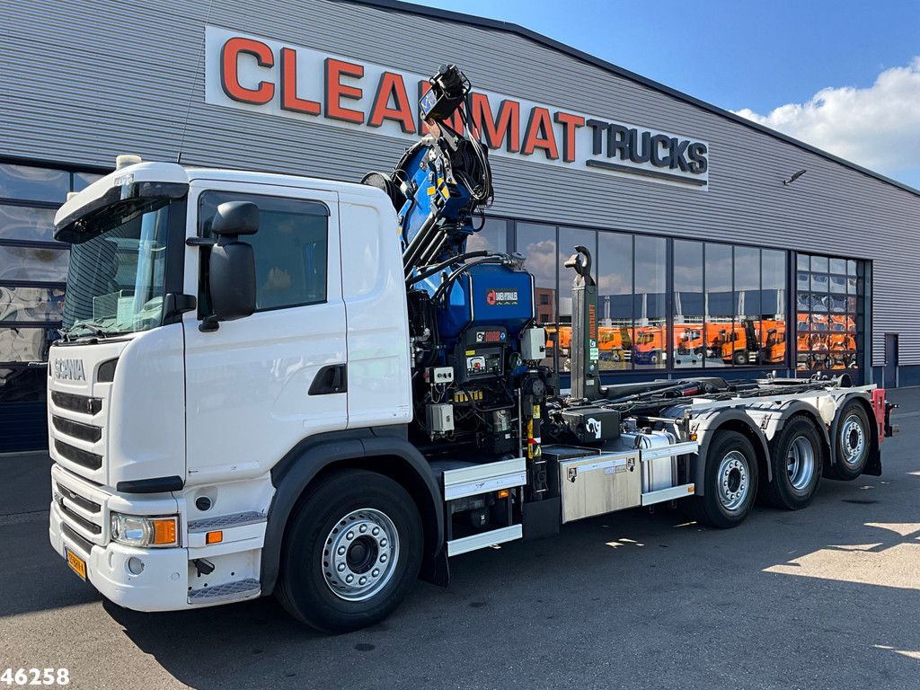 Scania G 410 Euro 6 Hiab 21 Tonmeter laadkraan