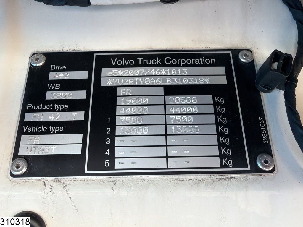 Volvo FH 460 EURO 6d, Standairco