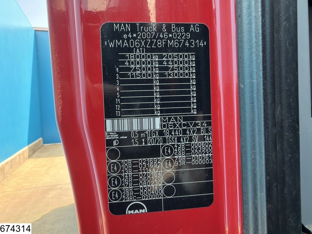 MAN TGX 18 440 EURO 6, Retarder, Standairco, ACC