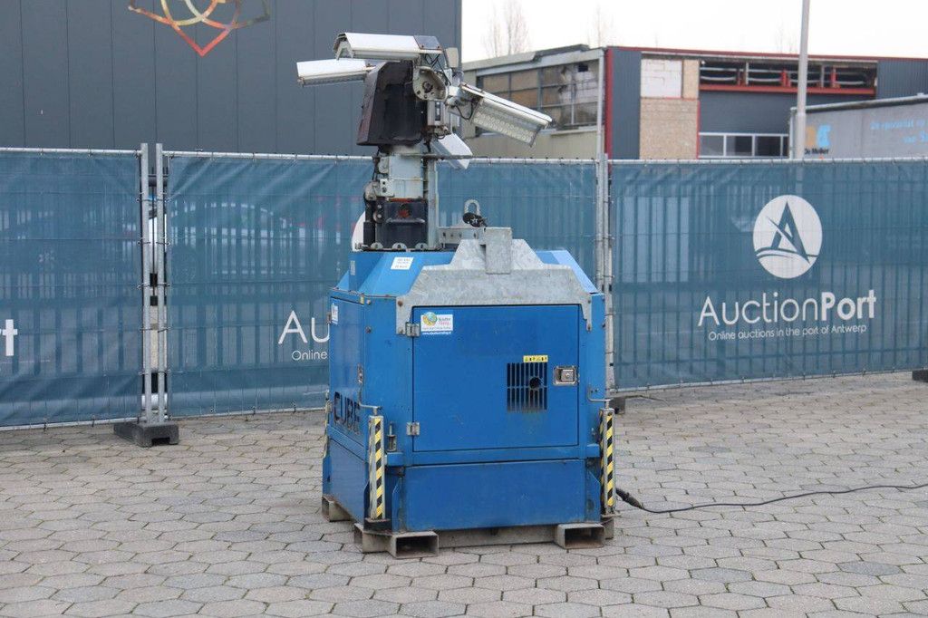 Lichtmast, Wasserkraftwürfel, Diesel, 8,5 m, 1,6 kW, Baujahr 2012