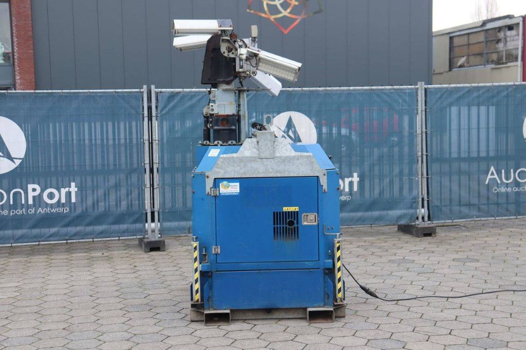 Lichtmast, Wasserkraftwürfel, Diesel, 8,5 m, 1,6 kW, Baujahr 2012