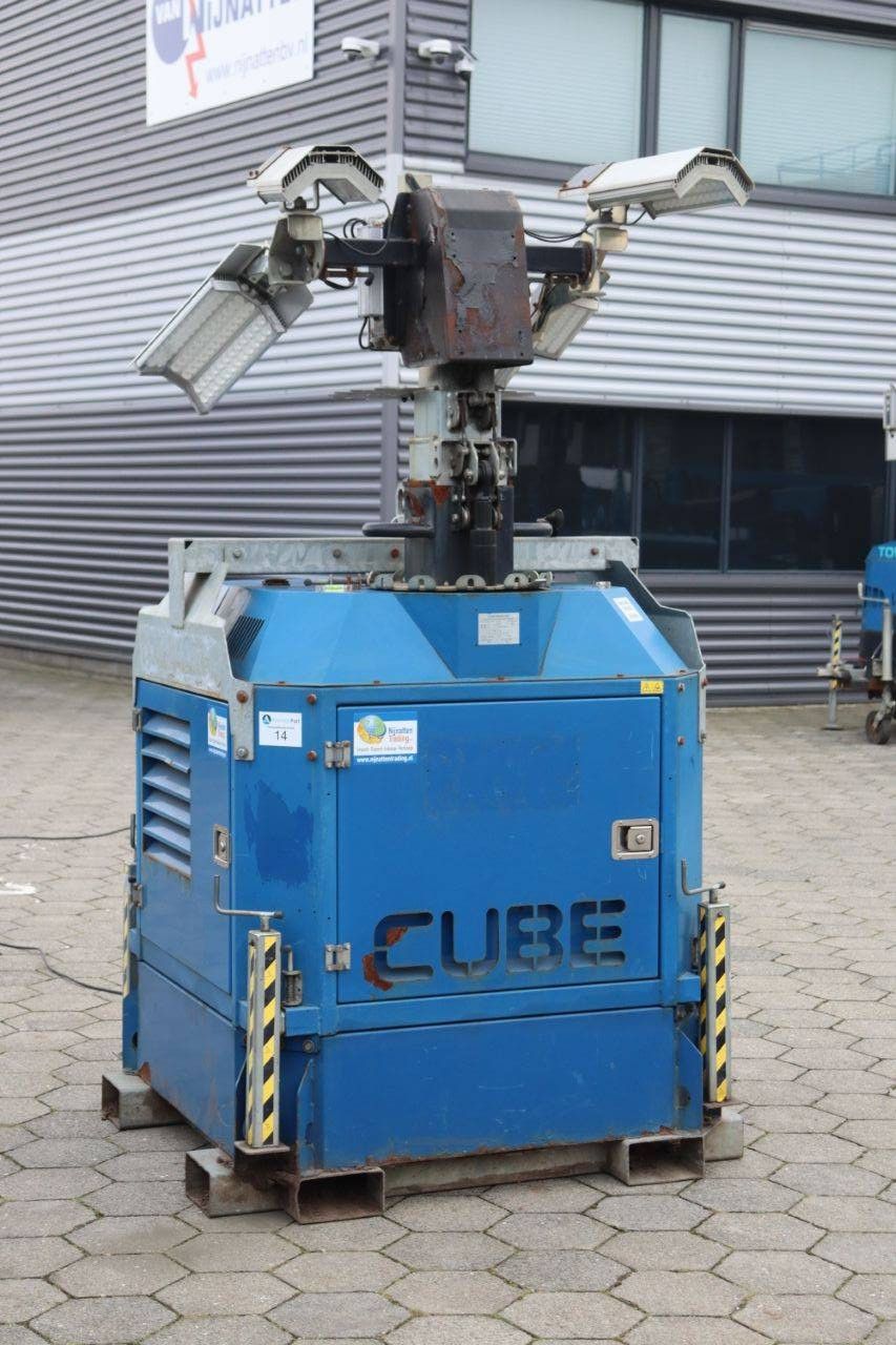 Lichtmast, Wasserkraftwürfel, Diesel, 8,5 m, 1,6 kW, Baujahr 2012