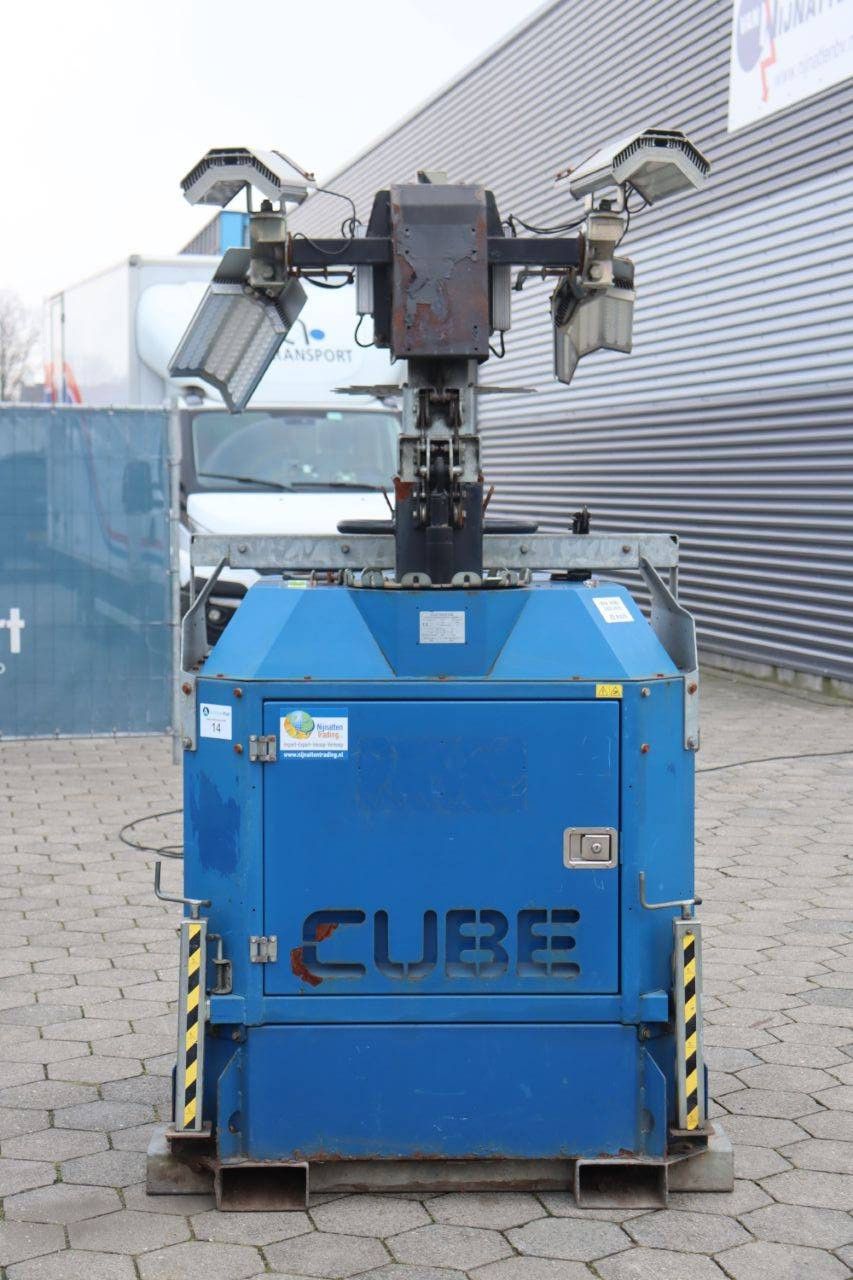 Lichtmast, Wasserkraftwürfel, Diesel, 8,5 m, 1,6 kW, Baujahr 2012