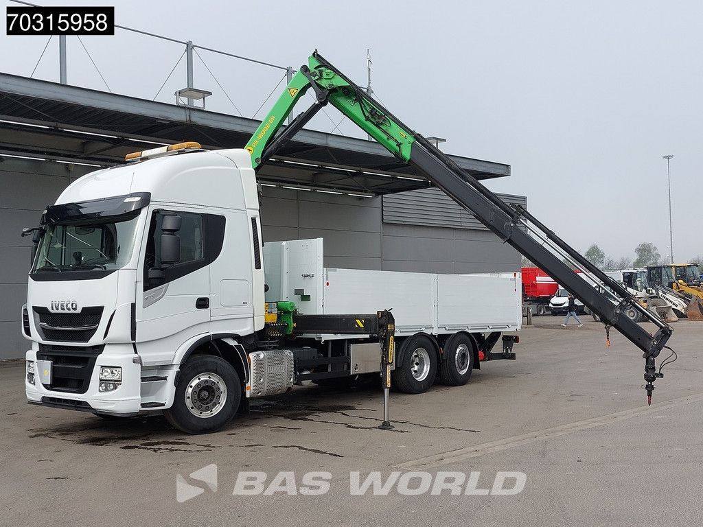 Iveco Stralis 510 6X2 Palfinger PK18002 Lift+steering axle 2500kg Ladebordwand Automatic Euro 6