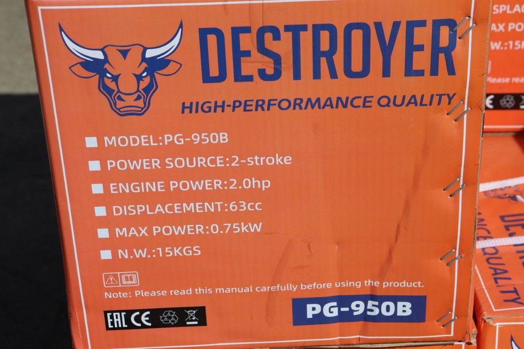 Generator Destroyer PG-950B Benzin Neu 19 Einheiten