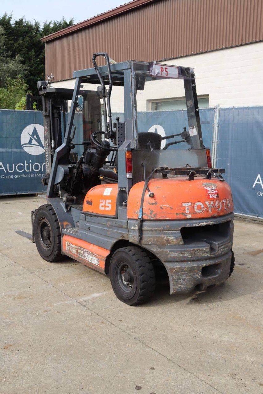 Forklift Toyota 42-6FGF25 LPG 2500kg 4.3m 1997