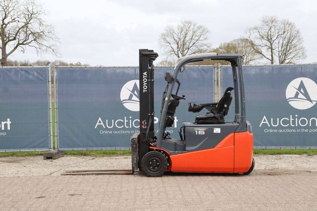 Toyota 8FBE16T Electric Forklift 1600kg 3.3m 2018