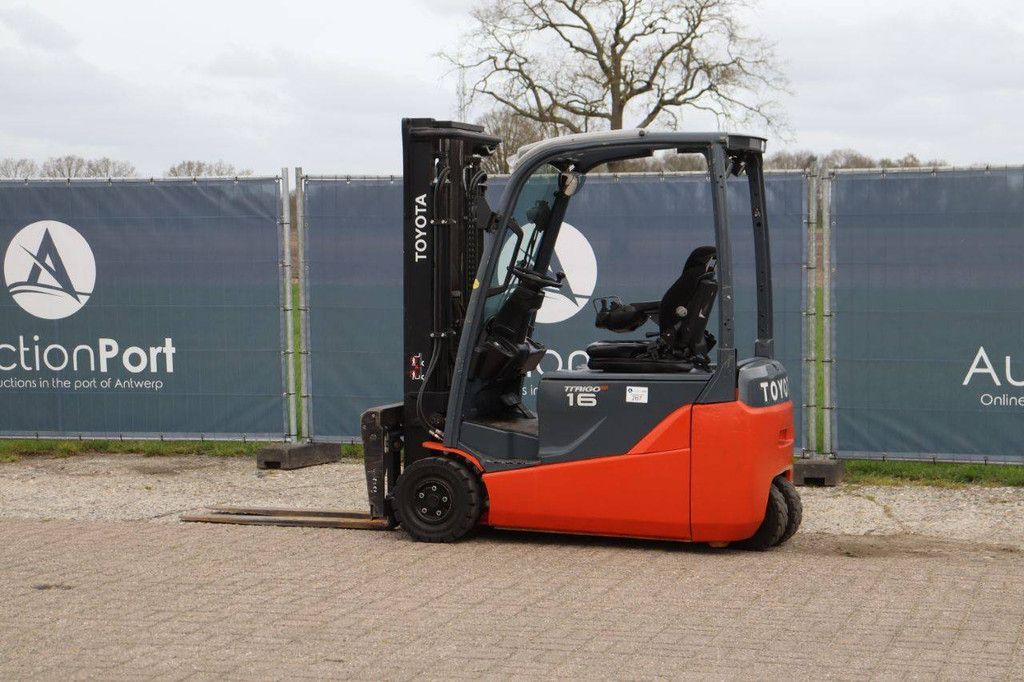 Toyota 8FBE16T Electric Forklift 1600kg 3.3m 2018
