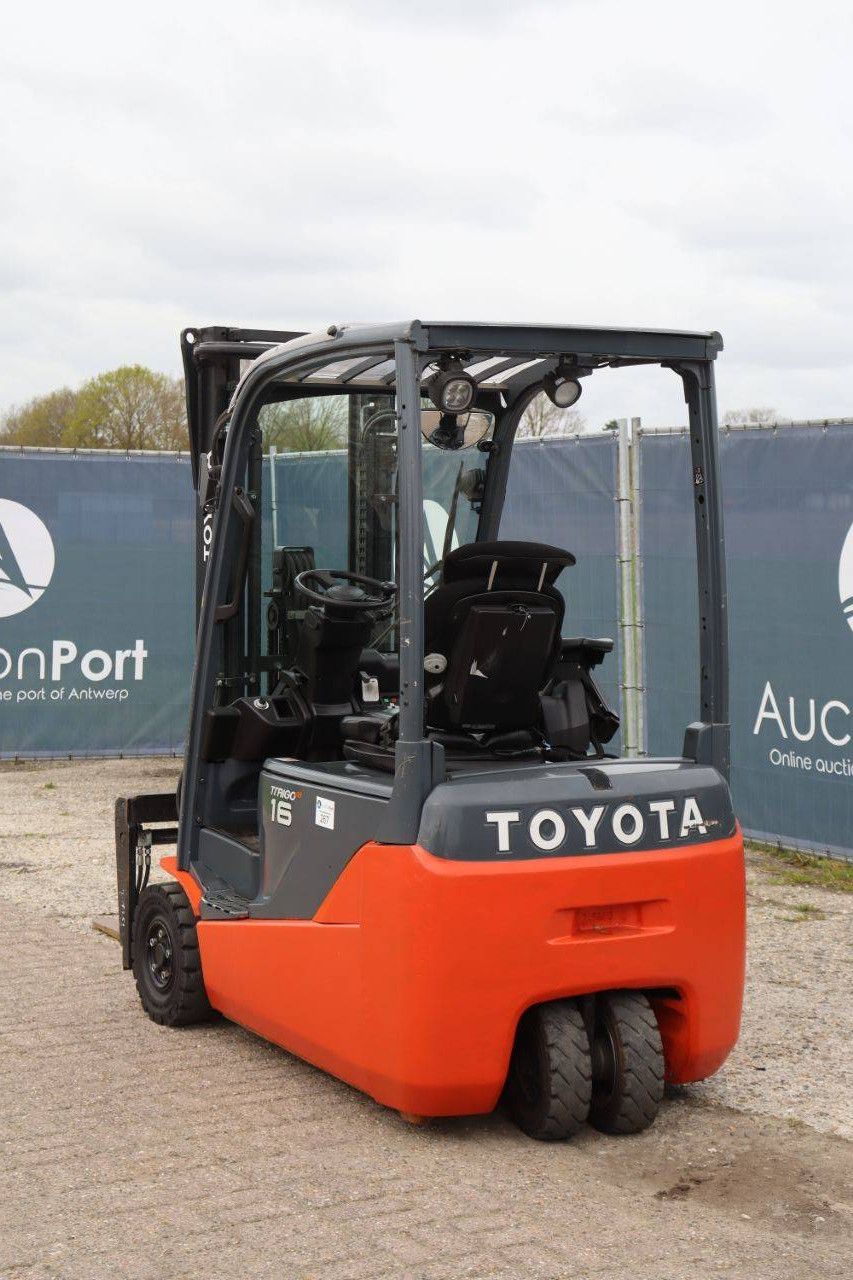Toyota 8FBE16T Electric Forklift 1600kg 3.3m 2018