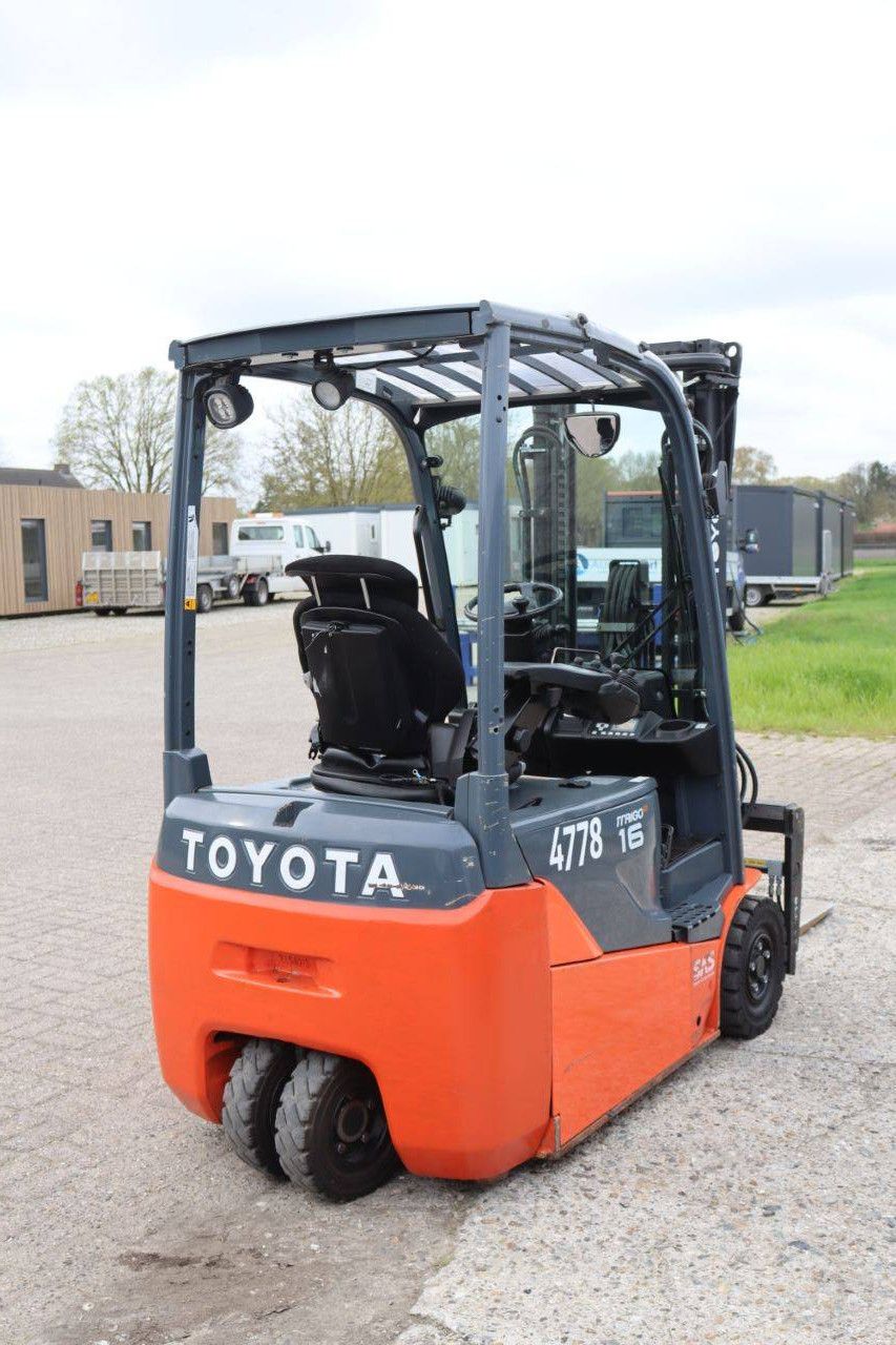Toyota 8FBE16T Electric Forklift 1600kg 3.3m 2018