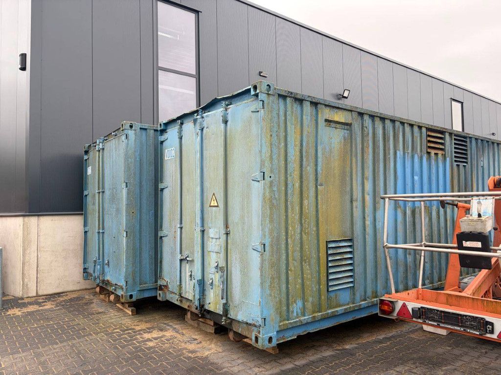 Stamford UC.I274F1 Dieselgenerator 160 kVA, Baujahr 1998, installiert in einem Container