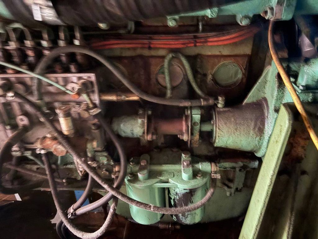 Stamford UC.I274F1 Dieselgenerator 160 kVA, Baujahr 1998, installiert in einem Container