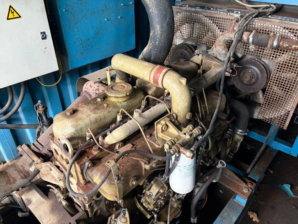 Stamford UC.I274F1 Dieselgenerator 160 kVA, Baujahr 1998, installiert in einem Container