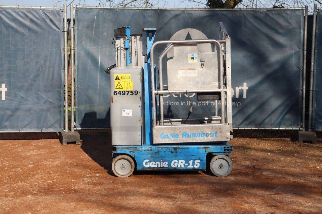 Genie GR-15 Electric Mast Lift 6.5m 2015