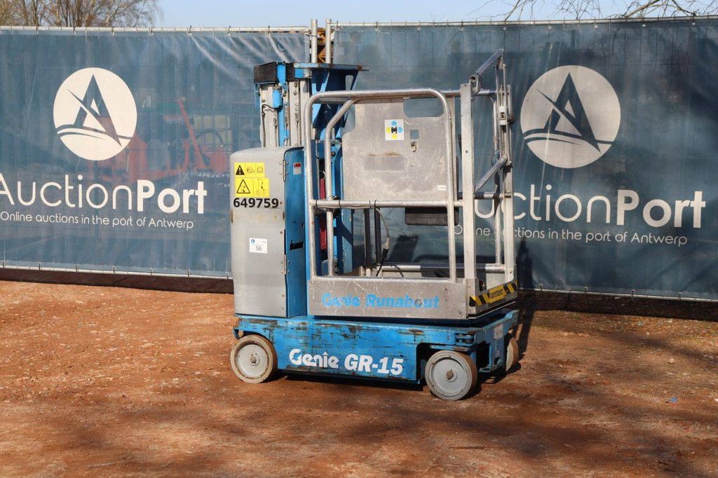 Genie GR-15 Electric Mast Lift 6.5m 2015