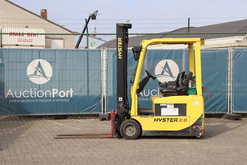 Hyster J2.00XMT Elektrogabelstapler, 1590 kg, 5,5 m, Baujahr 2007