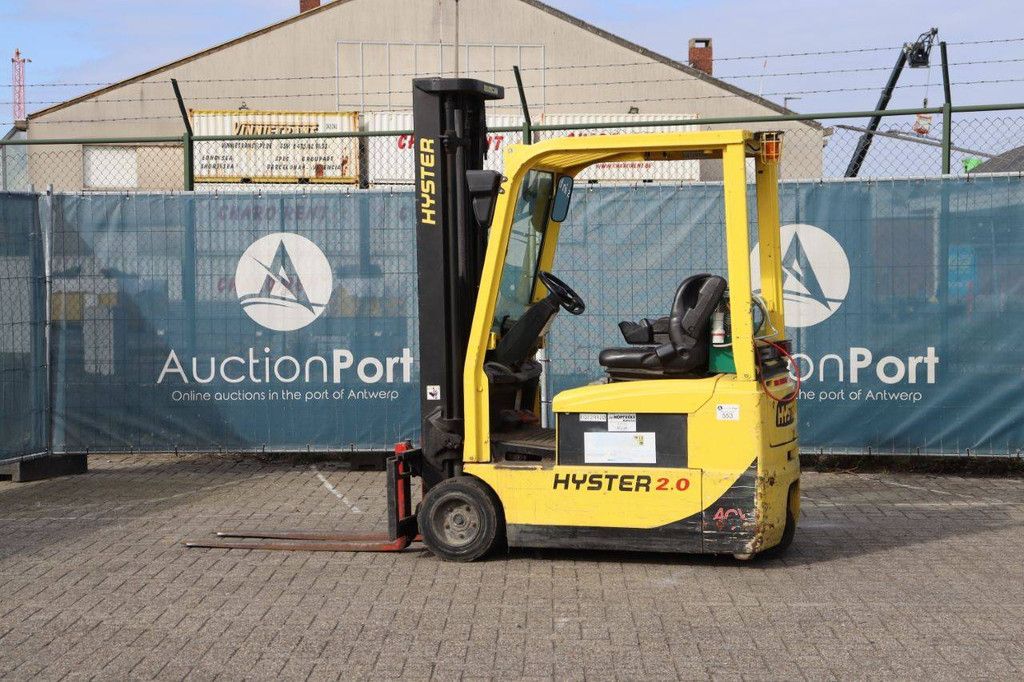 Hyster J2.00XMT Elektrogabelstapler, 1590 kg, 5,5 m, Baujahr 2007