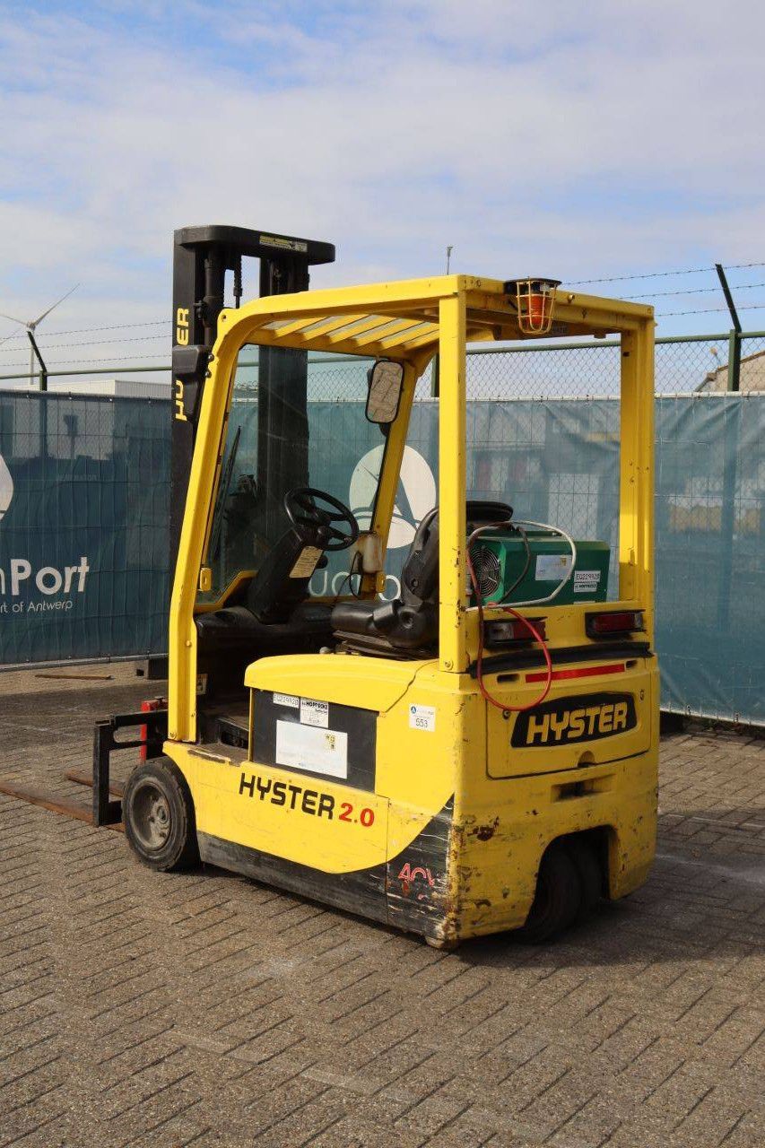 Hyster J2.00XMT Elektrogabelstapler, 1590 kg, 5,5 m, Baujahr 2007