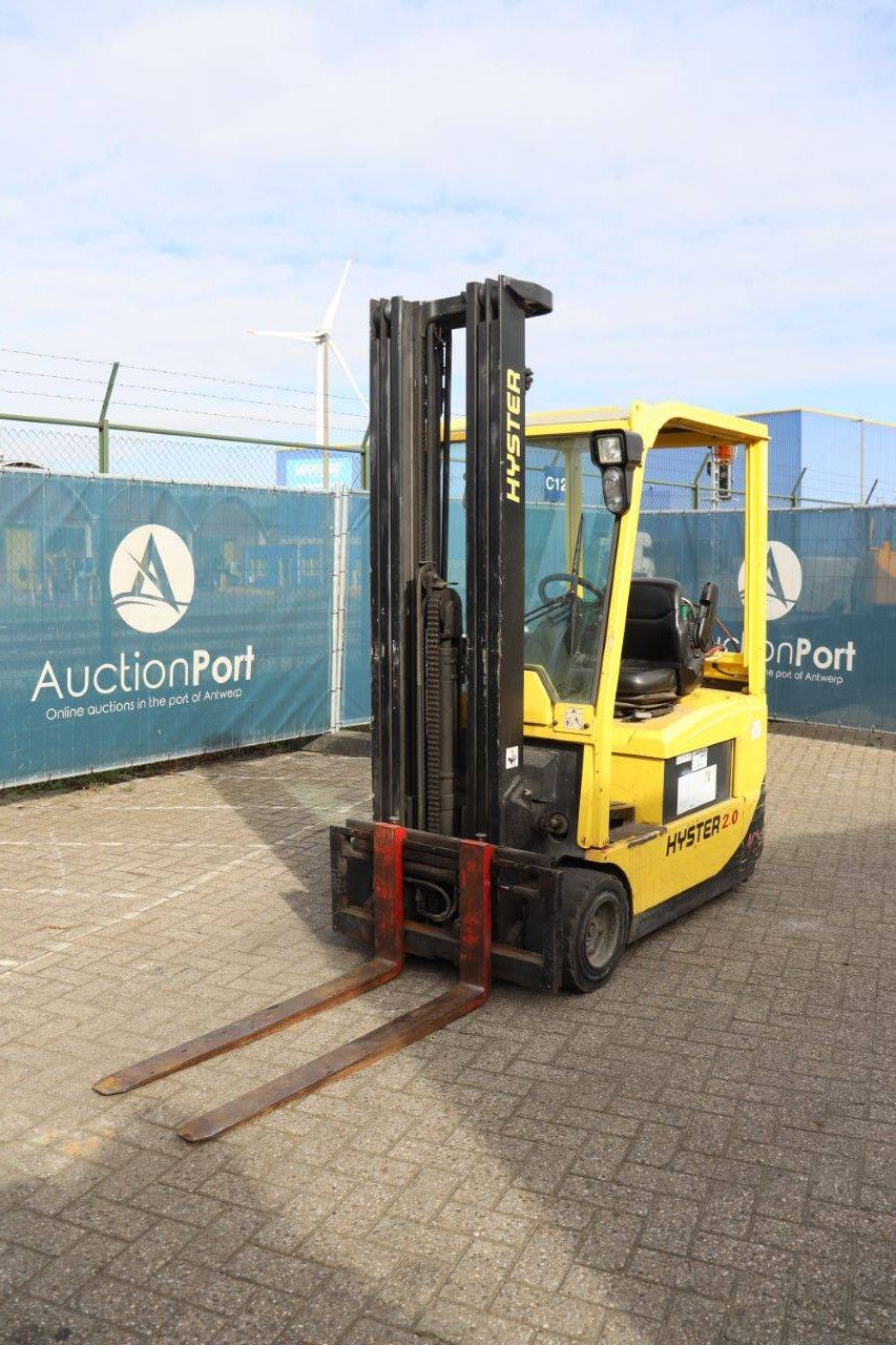 Hyster J2.00XMT Elektrogabelstapler, 1590 kg, 5,5 m, Baujahr 2007