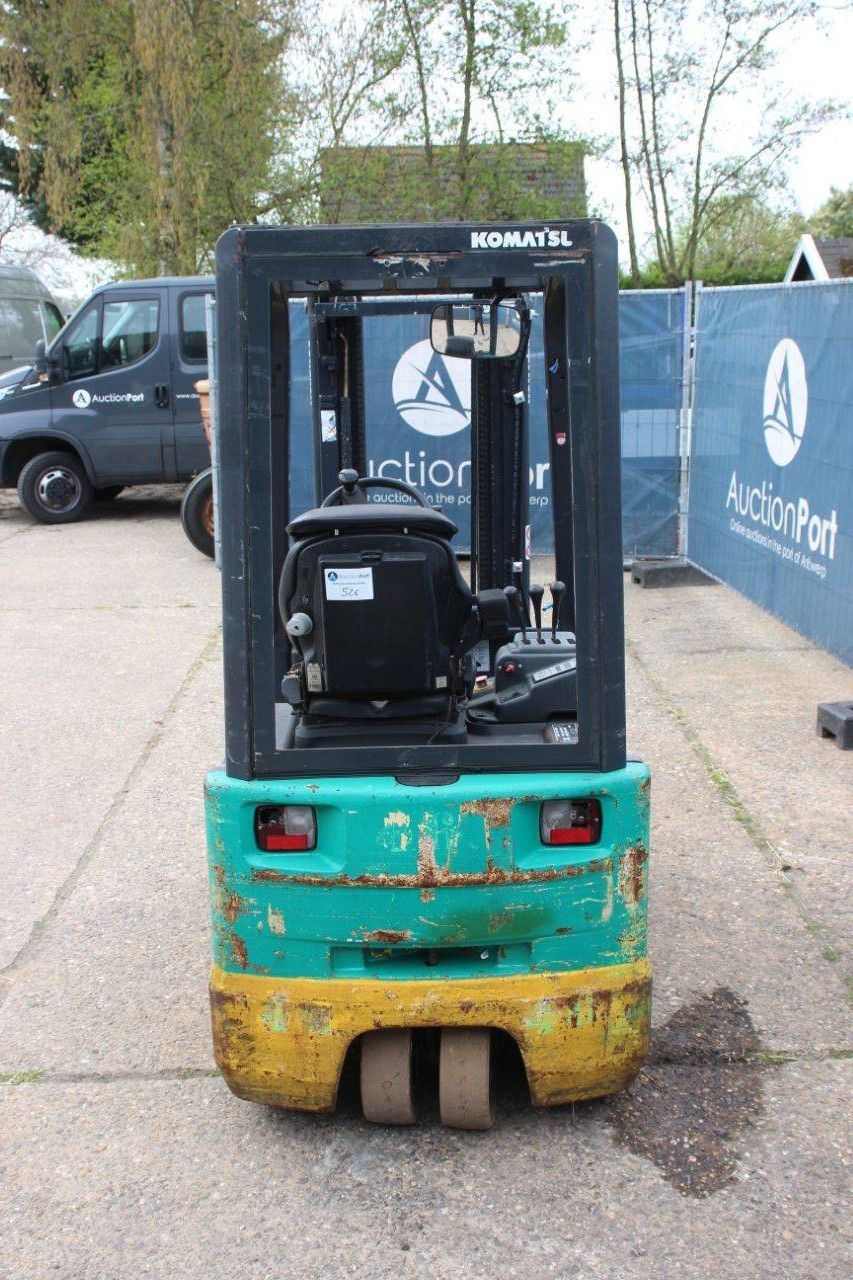 Komatsu FB15M-2R Elektro-Gabelstapler, 1500 kg, 4,47 m, Baujahr 2005