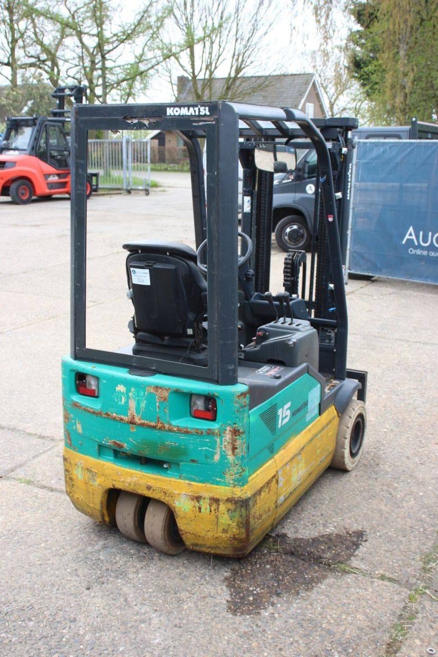 Komatsu FB15M-2R Elektro-Gabelstapler, 1500 kg, 4,47 m, Baujahr 2005