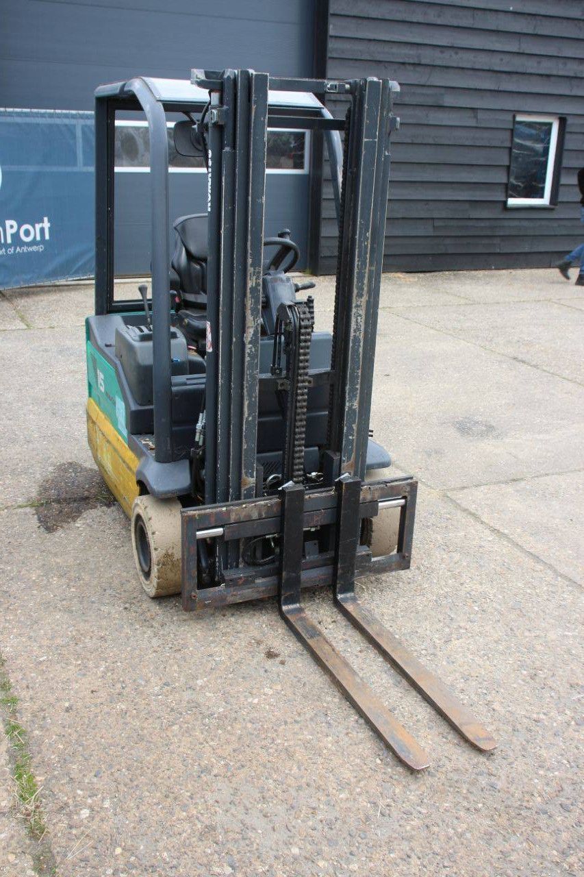 Komatsu FB15M-2R Elektro-Gabelstapler, 1500 kg, 4,47 m, Baujahr 2005