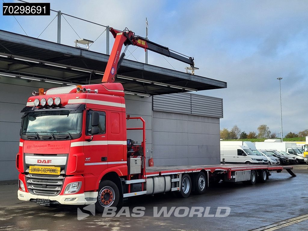 DAF XF XF 440 6X2 Transporter HMF 900-K2 Crane Kran Winch Lift-Lenkachse Euro 6