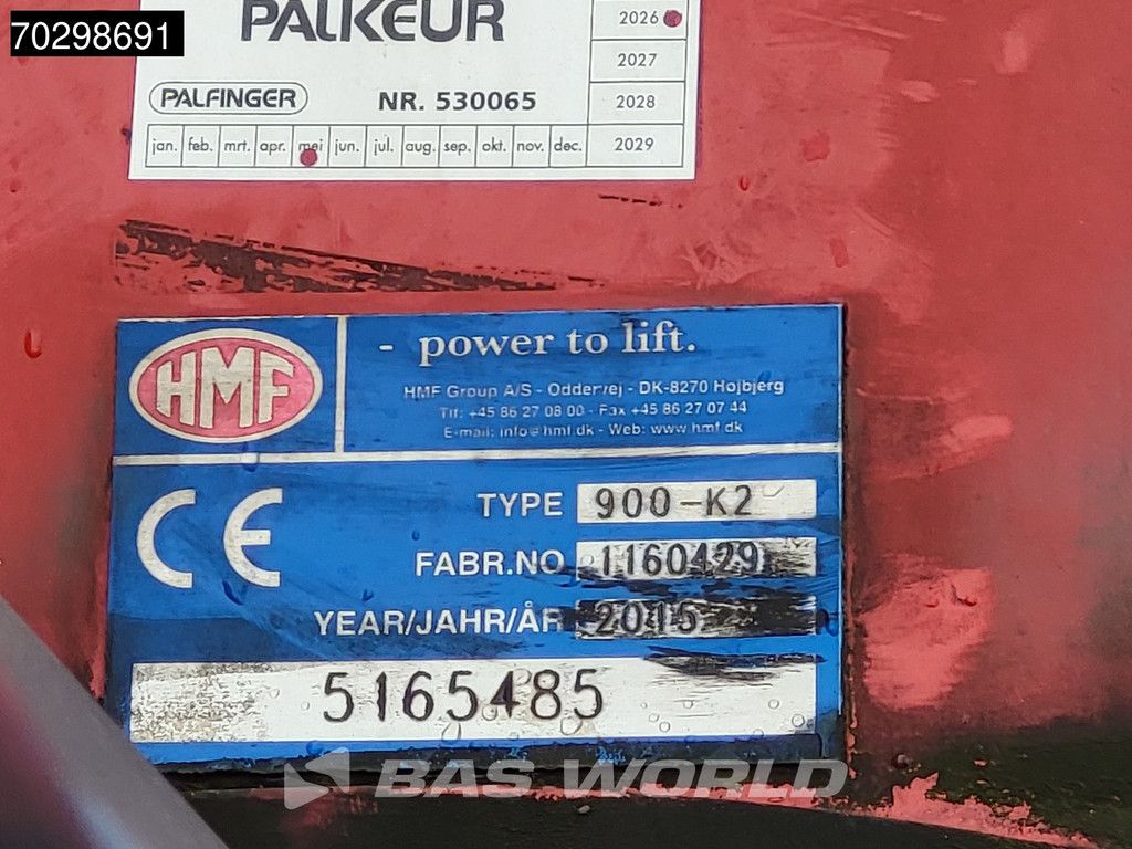 DAF XF XF 440 6X2 Transporter HMF 900-K2 Crane Kran Winch Lift-Lenkachse Euro 6