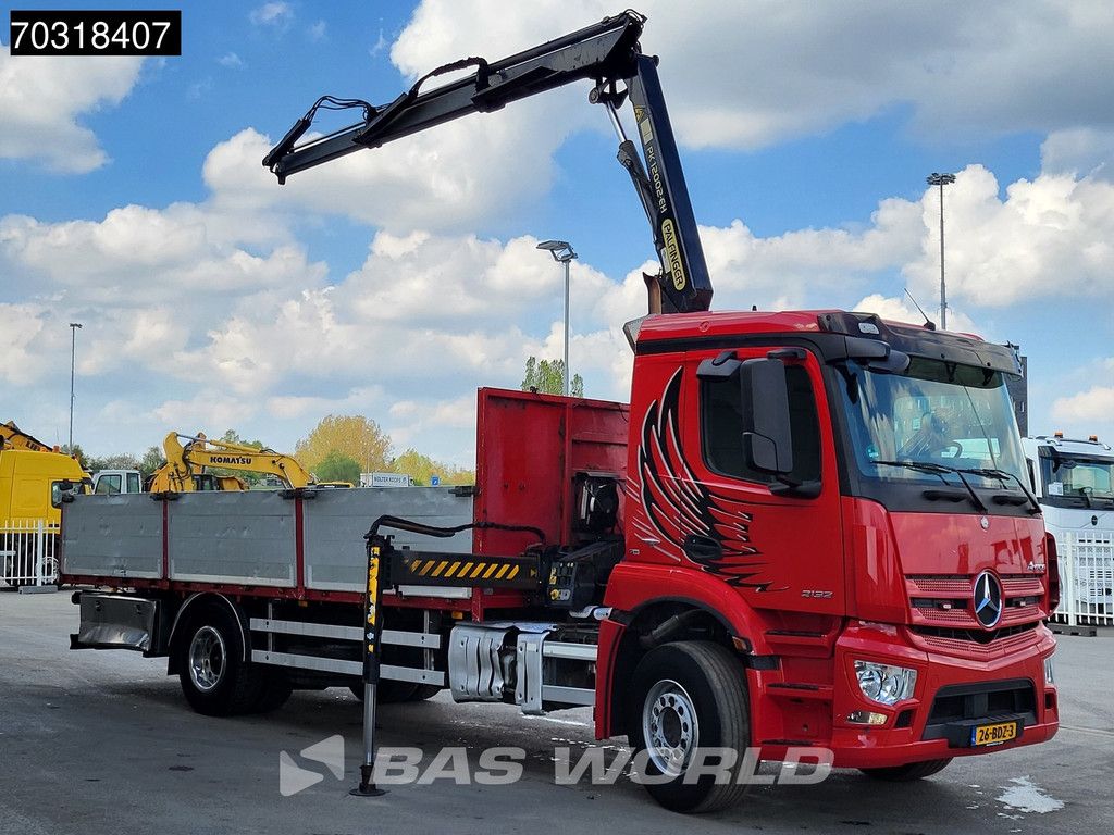 Mercedes Antos 2132 4X2 NL-truck Palfinger PK12002-EH Kran Crane Automatic Euro 6