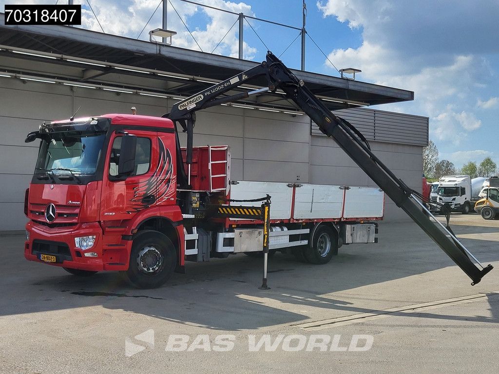 Mercedes Antos 2132 4X2 NL-truck Palfinger PK12002-EH Kran Crane Automatic Euro 6