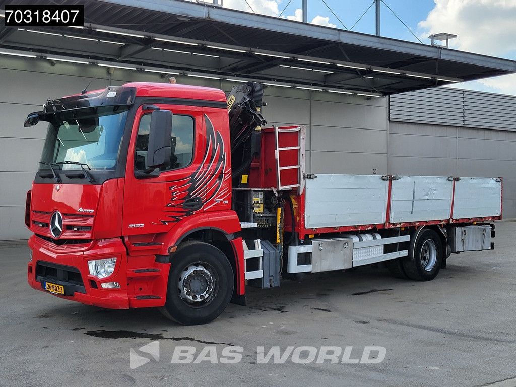 Mercedes Antos 2132 4X2 NL-truck Palfinger PK12002-EH Kran Crane Automatic Euro 6