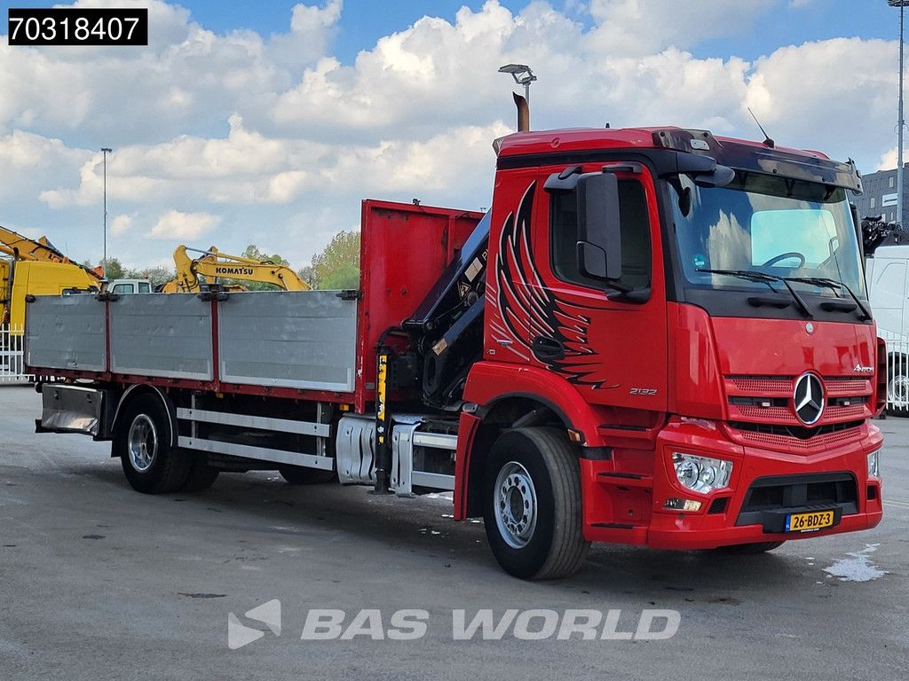 Mercedes Antos 2132 4X2 NL-truck Palfinger PK12002-EH Kran Crane Automatic Euro 6