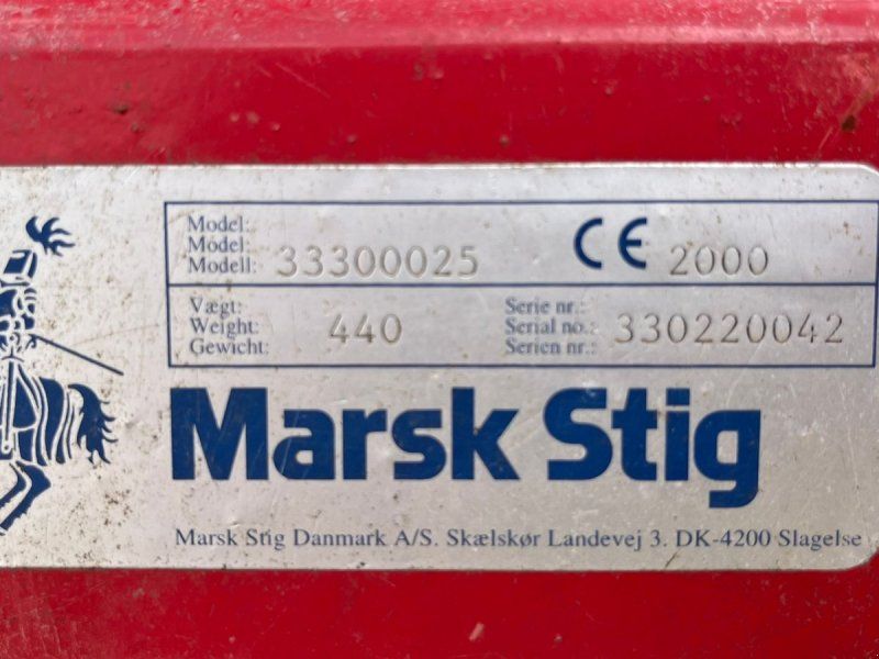 Marsk Stig MS-K let-s med tromle 3m bred, med overløft lift på. Den er som