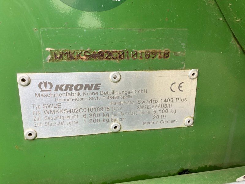Krone Swadro 1400 Plus