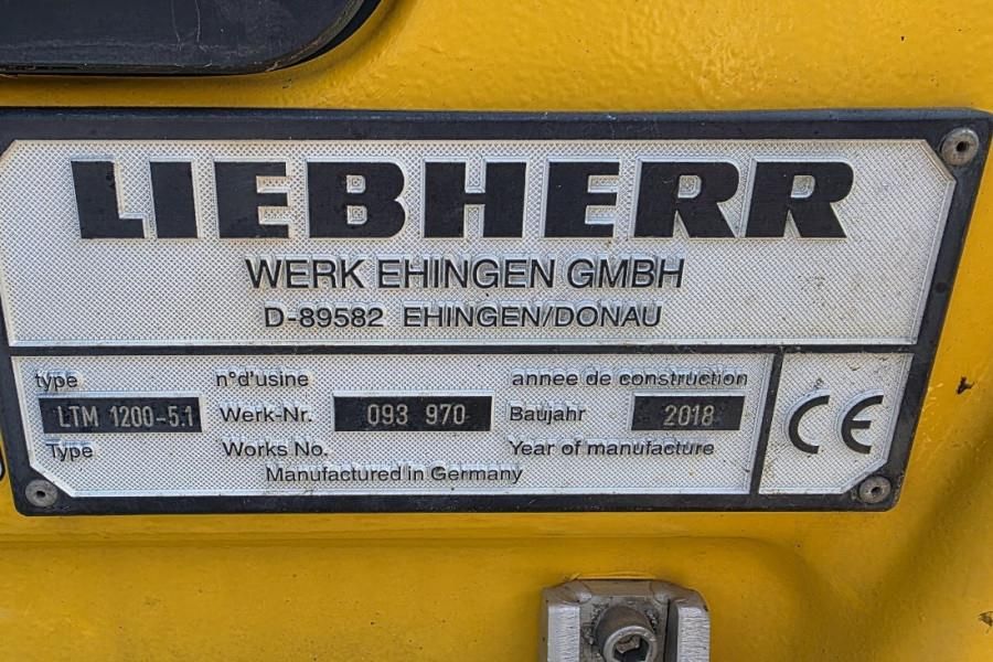 Liebherr LTM1200-5.1 Dutch Registration, 10x8x10 Drive, 200