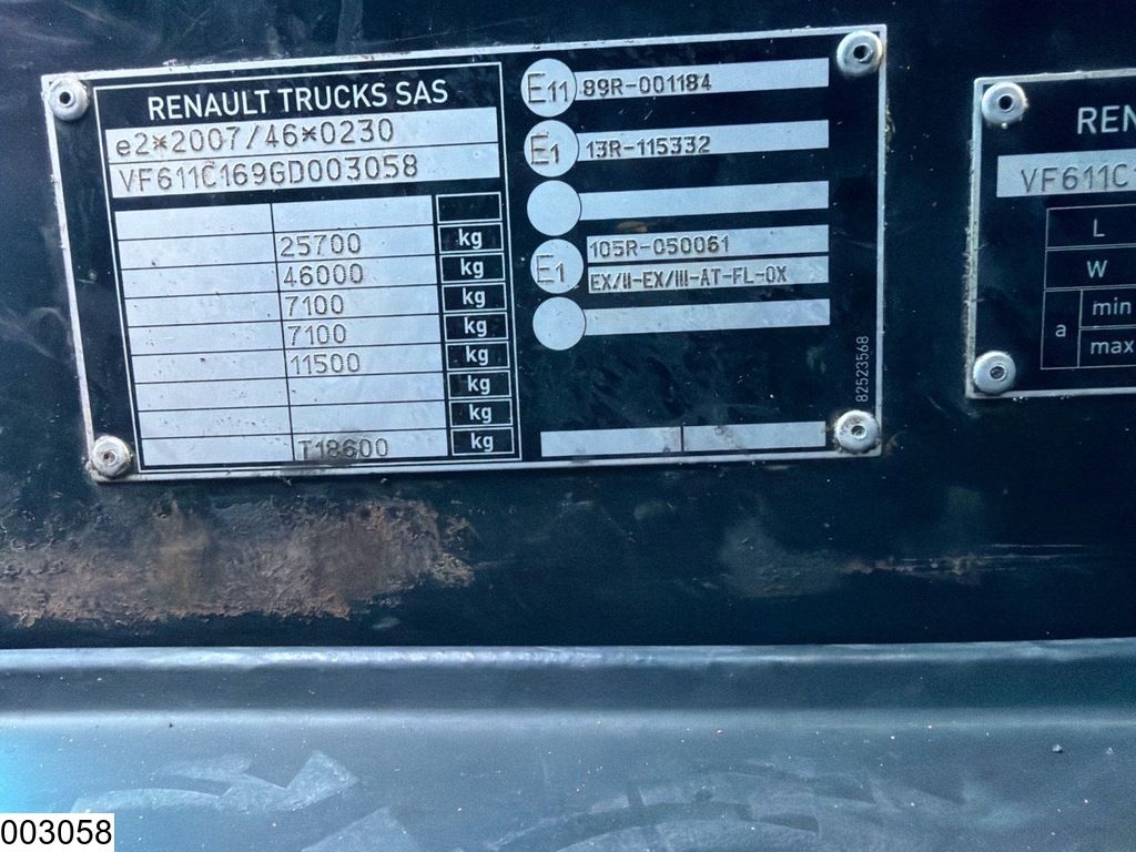 Renault T 460 6x2, EURO 6, Compressor, RHD