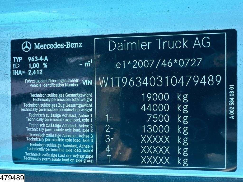 Mercedes Actros 1845 EURO 6, Standairco, Mirrorcams