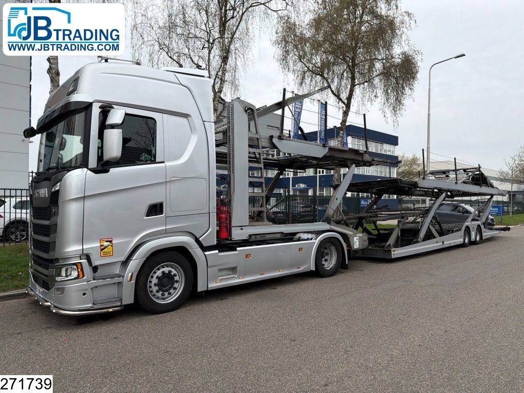 Scania S 500 Euro 6, Retarder, Lohr, Combi, winch