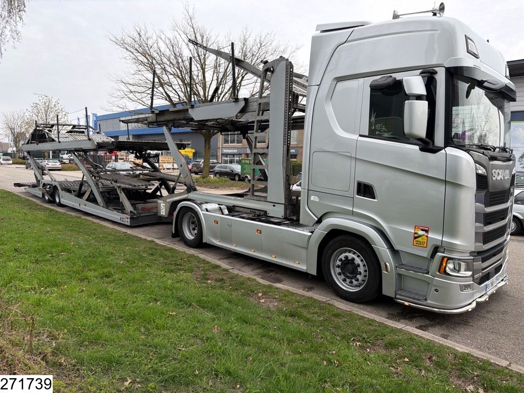 Scania S 500 Euro 6, Retarder, Lohr, Combi, winch