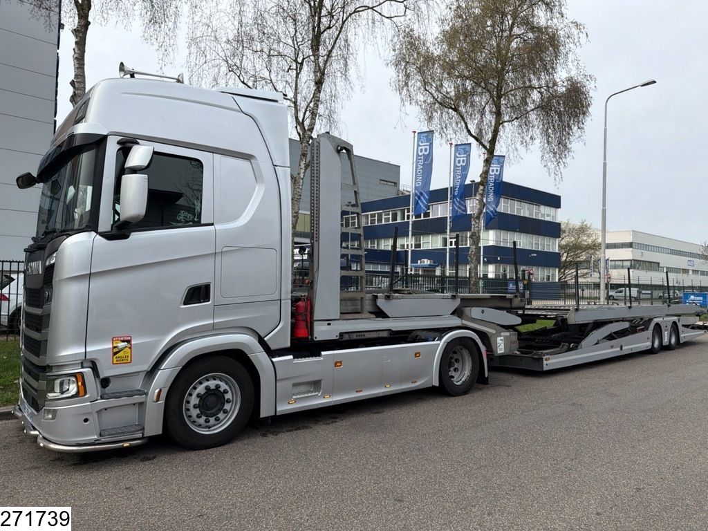 Scania S 500 Euro 6, Retarder, Lohr, Combi, winch