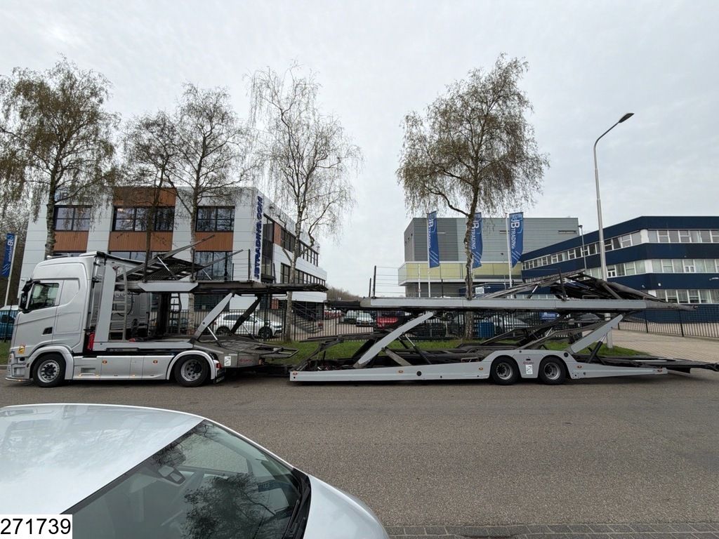 Scania S 500 Euro 6, Retarder, Lohr, Combi, winch