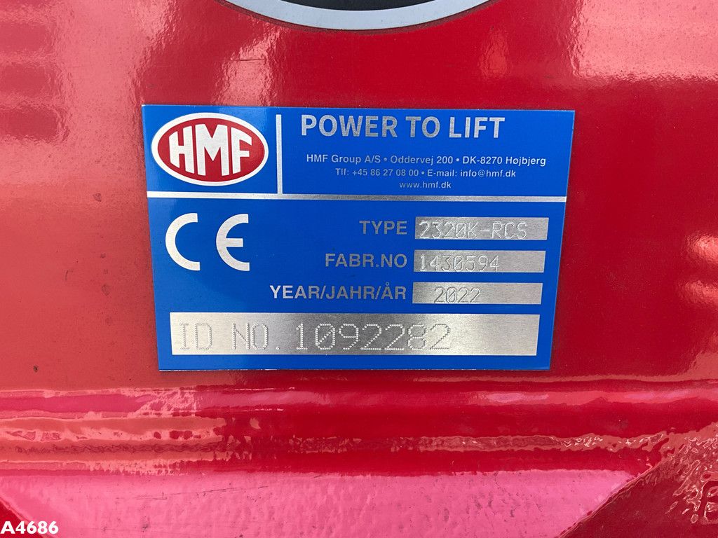 HMF 23 Tonmeter laadkraan NEW & UNUSED!