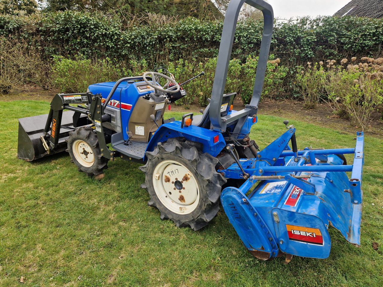 Minitrekker met voorlader 4x4 kubota iseki