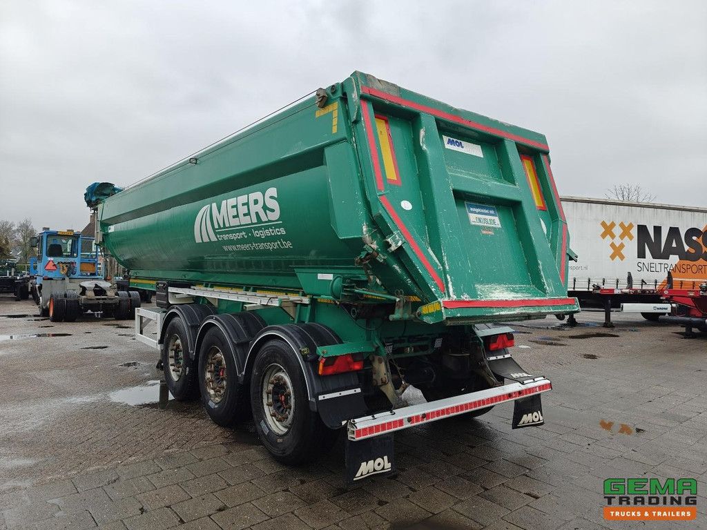 MOL KS85.27TRI.39ST 3-Assen SAF - Kipper 30m³ - ALU/Staal - OKUSLIDE / Teflon Liner - Schijfremmen