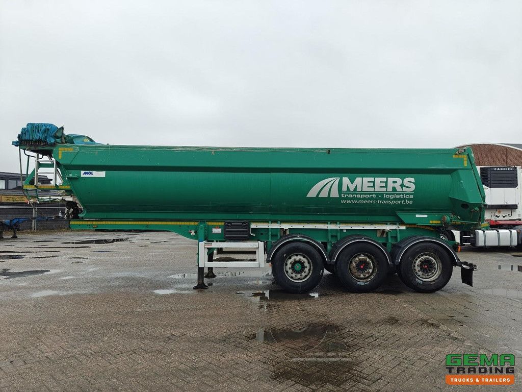 MOL KS85.27TRI.39ST 3-Assen SAF - Kipper 30m³ - ALU/Staal - OKUSLIDE / Teflon Liner - Schijfremmen