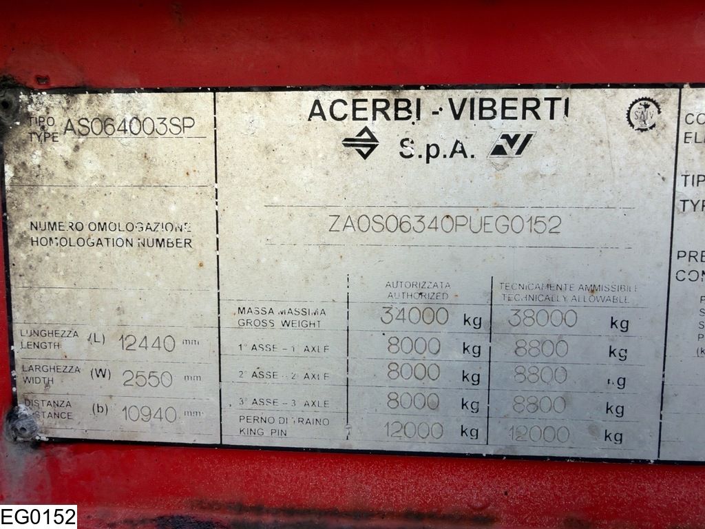 Acerbi Gas 50420 Liter, LPG GPL gas tank, Gaz, 1 Compartment