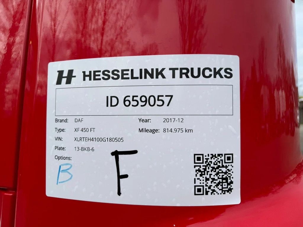 DAF XF 450 4X2 Space Cab Standairco Rema NL Truck APK/TUV 13-12-2026