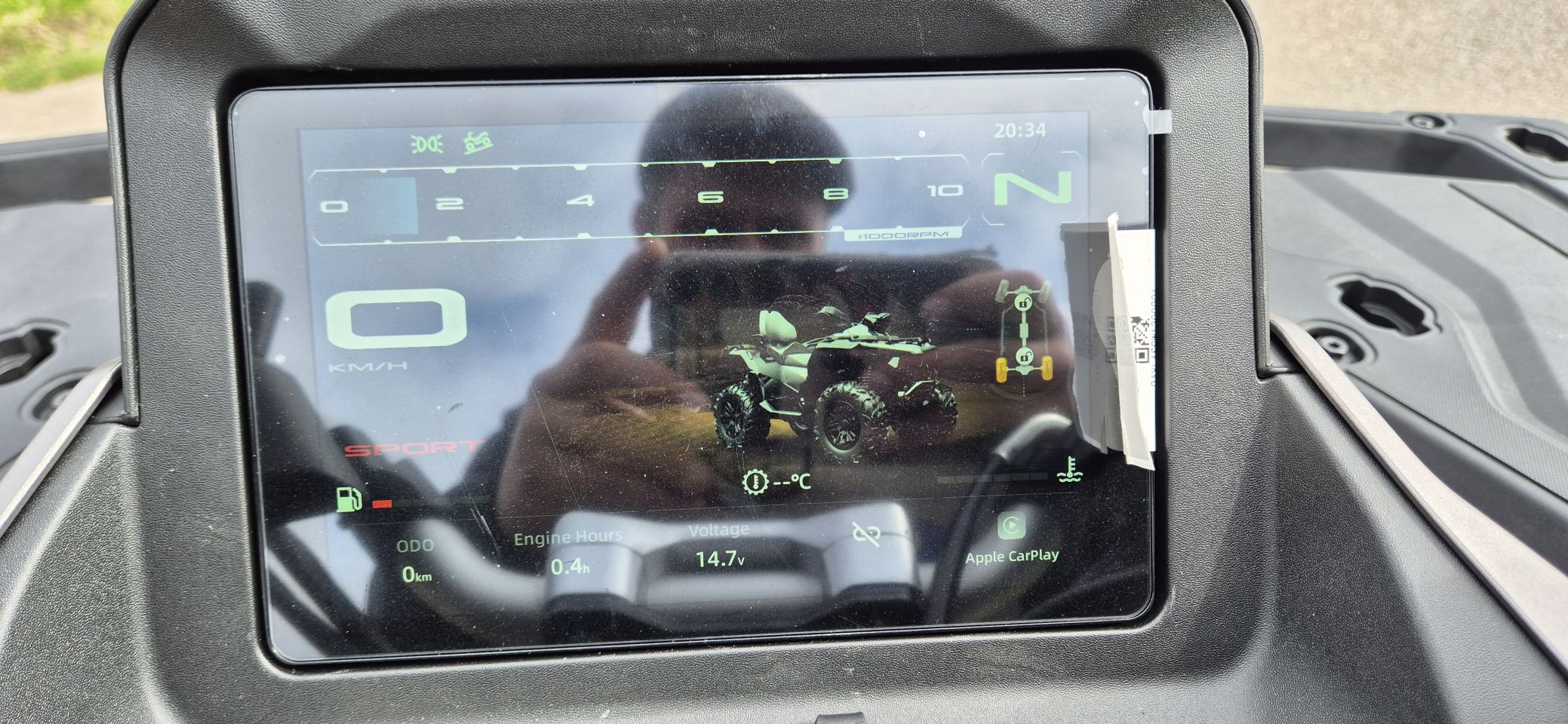 Cf-moto Cforce 850 l7e rijk uitgeruste quad